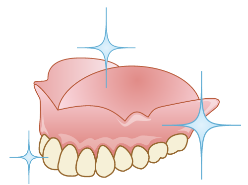 入れ歯のお手入れについて